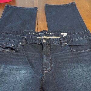 Calvin Klein Men's Indigo Straight Jeans